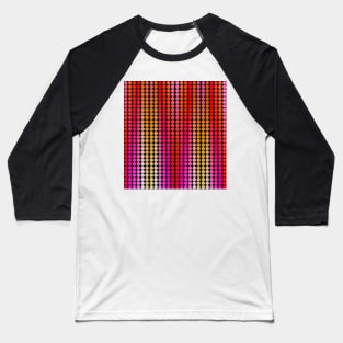 Dots orange, red, pink Baseball T-Shirt